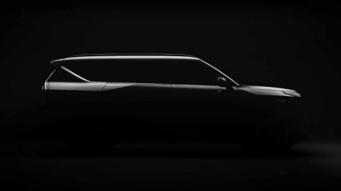 Kia EV9, un teaser anticipa le forme del massiccio SUV