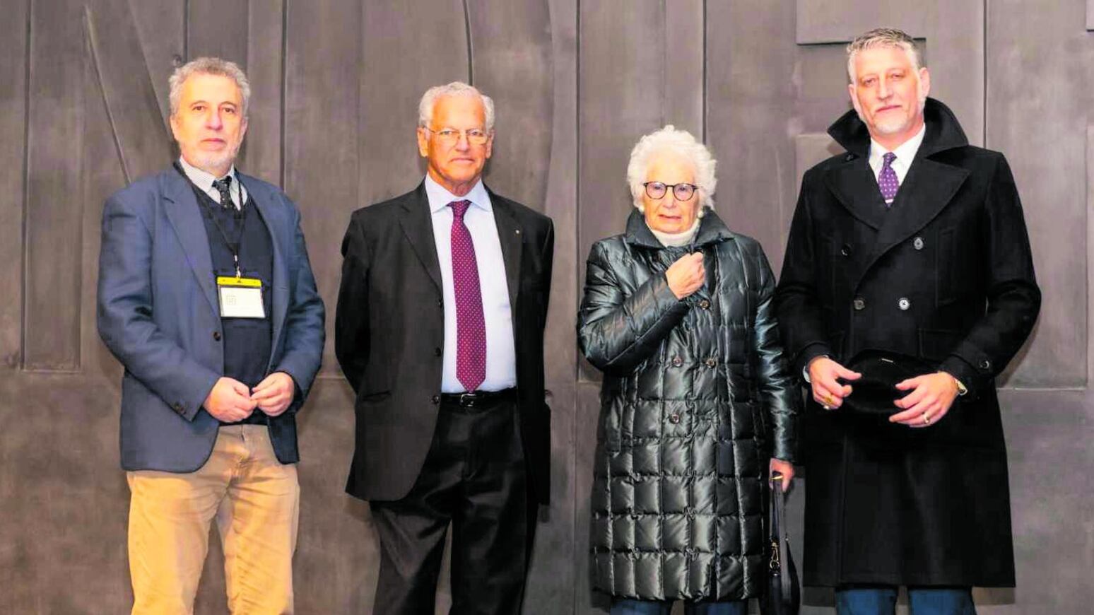 Segre e Giuli al Memoriale della Shoah