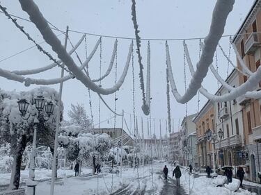 Scuole chiuse e strade bloccate: la neve in Molise 2