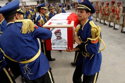 Le esequie dei soldati abbattuti nello Yemen tribale 2