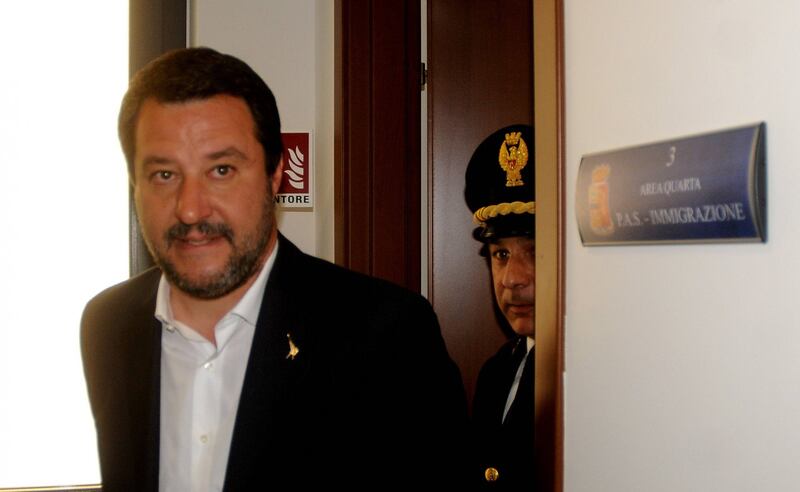 Matteo Salvini inaugura il nuovo commissariato di polizia di Corleone 12