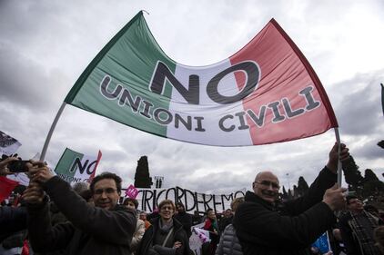 I manifestanti al Family Day 3