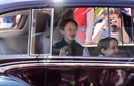 Royal Wedding: i principini come paggetti 13