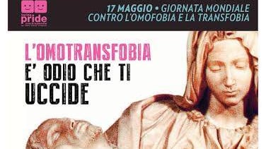 Locandina giornata nazionale contro l'omofobia