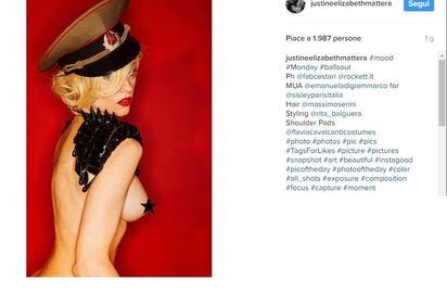 Justine Mattera, soldatessa hot sui social 4