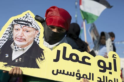 I palestinesi festeggiano l'anniversario della morte di Arafat 16