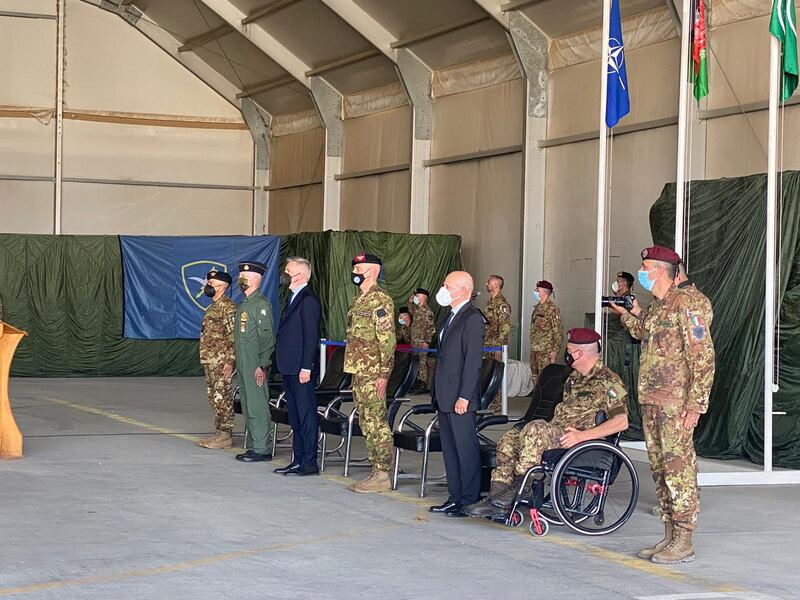 Afghanistan, cerimonia di ammaina bandiera del contingente italiano 3