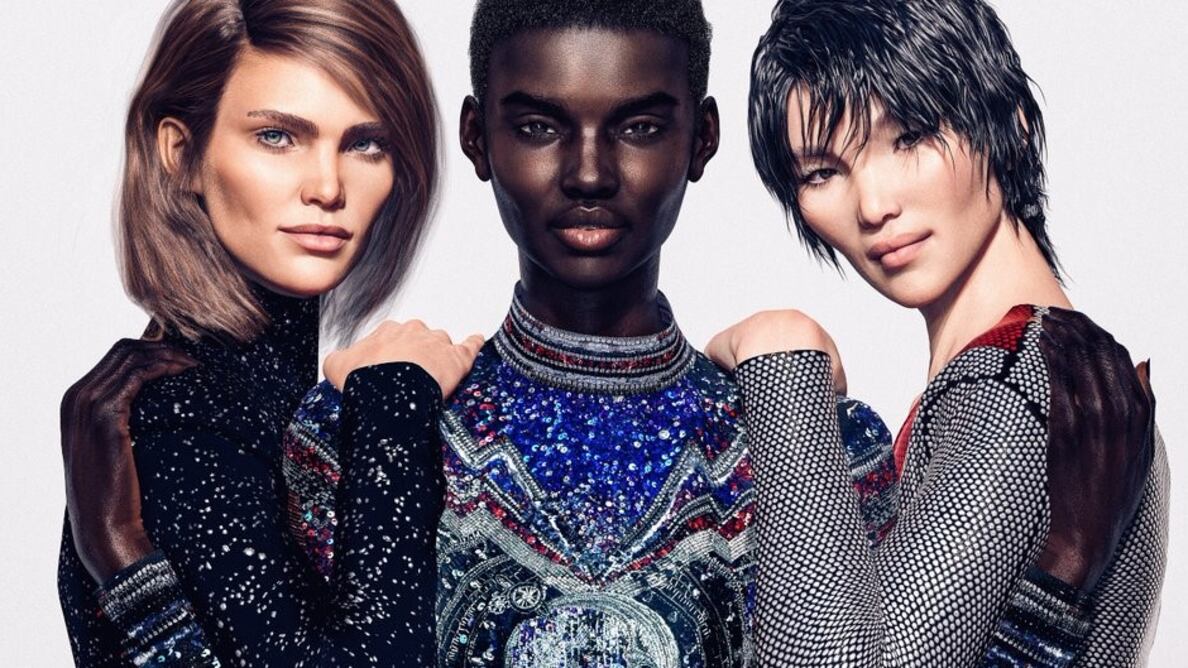 Basta Top Model: Balmain lancia prima campagna con modelle virtuali