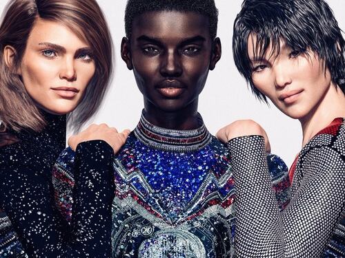 Basta Top Model: Balmain lancia prima campagna con modelle virtuali