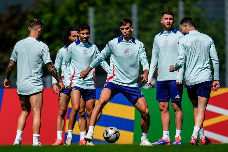 Fabian Ruiz Spagna allenamento