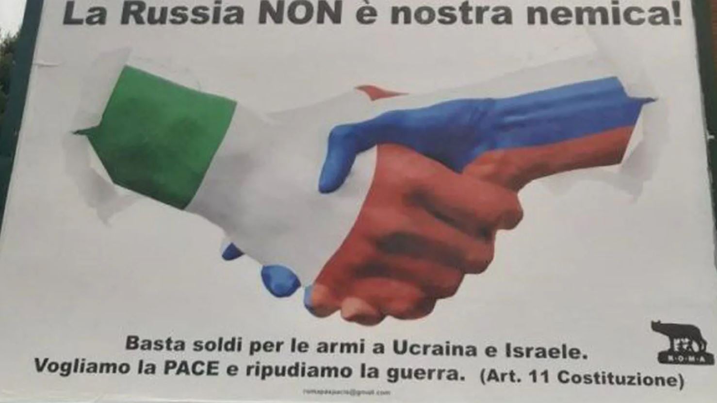 "La Russia non è nostra nemica". L'intelligence indaga sulla regia dei manifesti pro-Putin