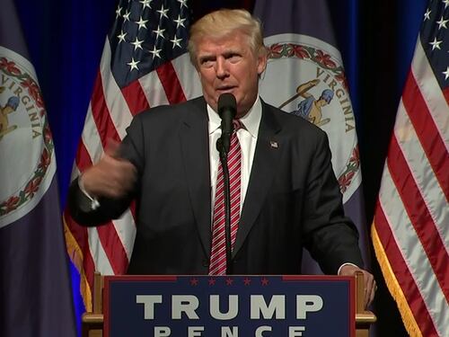 Il pianto di un bimbo fa spazientire Trump