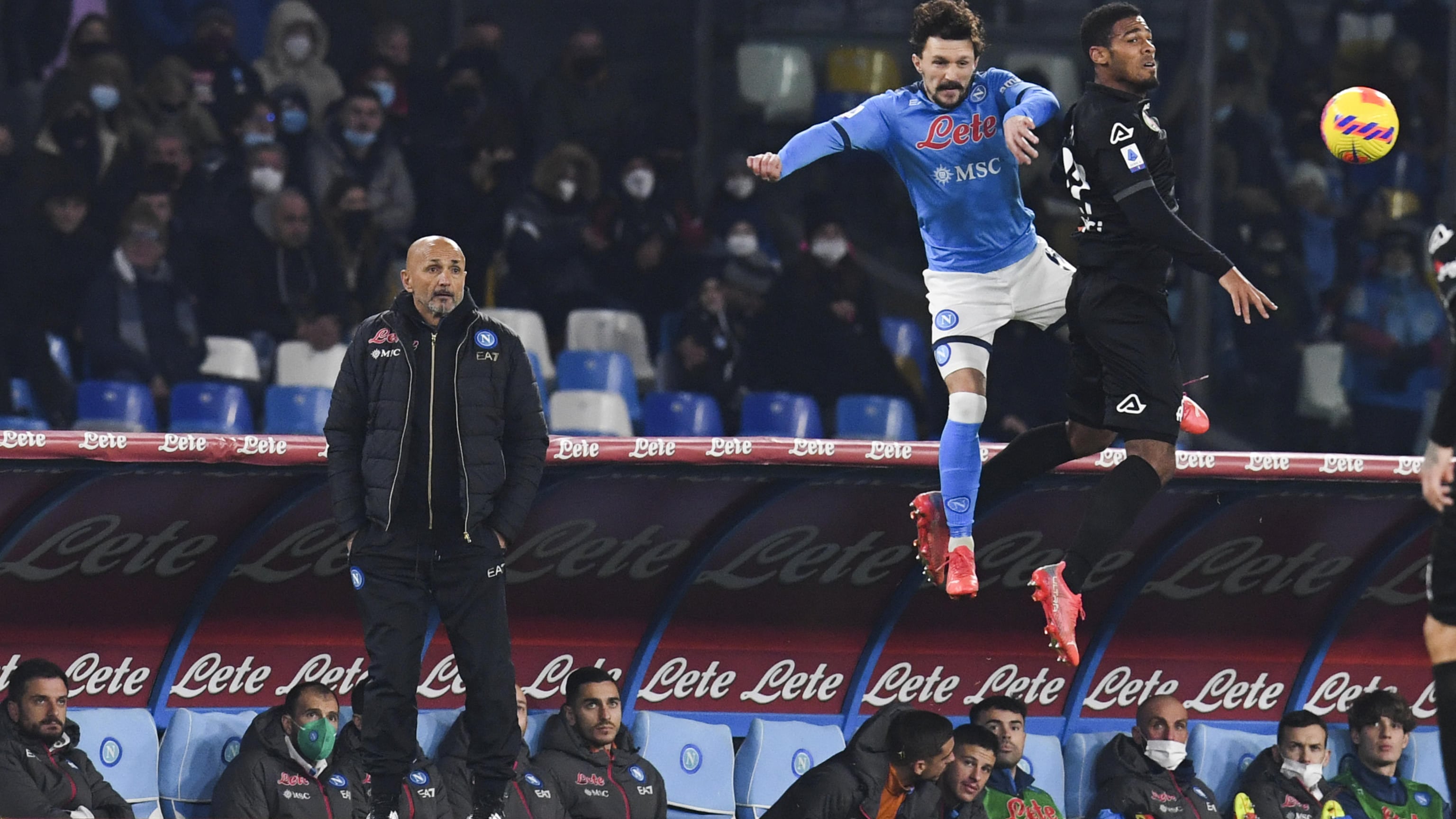 Troppo Spezia nel panettone di Spalletti. Il Napoli va ko
