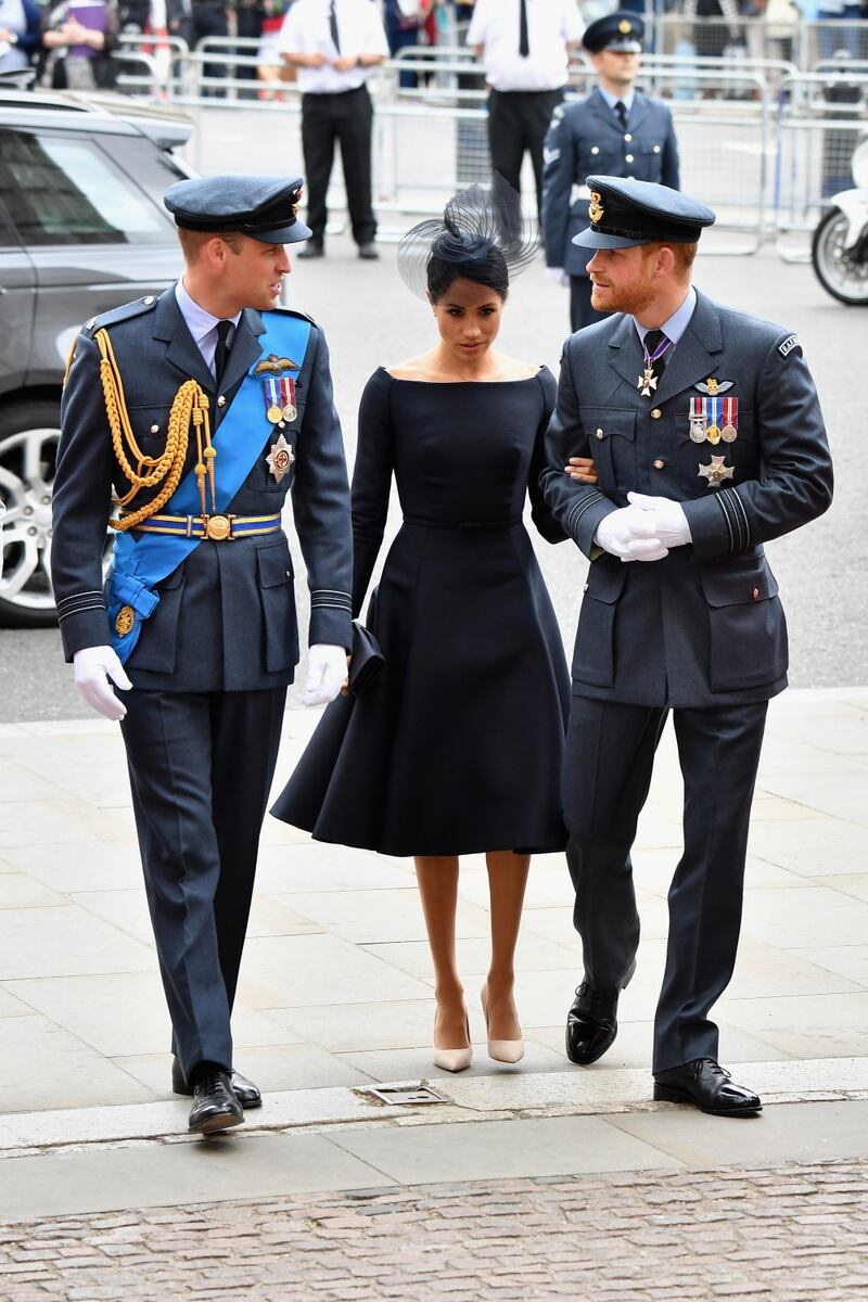 Meghan Markle e Kate Middleton al centenario del Raf 5