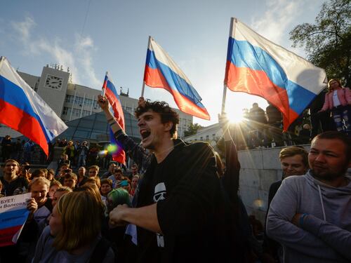 Proteste anti Putin in 80 città: 250 arresti in tutta la Russia