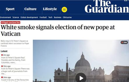 L'annuncio dell'elezione del Papa sui giornali stranieri 4