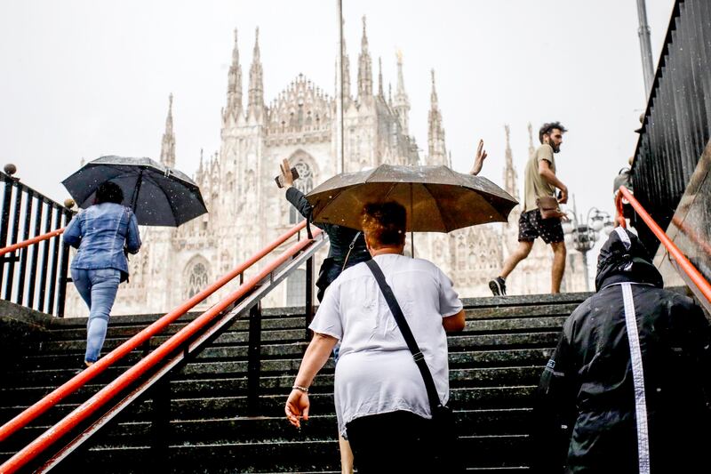 Milano, sulla città si abbatte un'altra bomba d'acqua 5