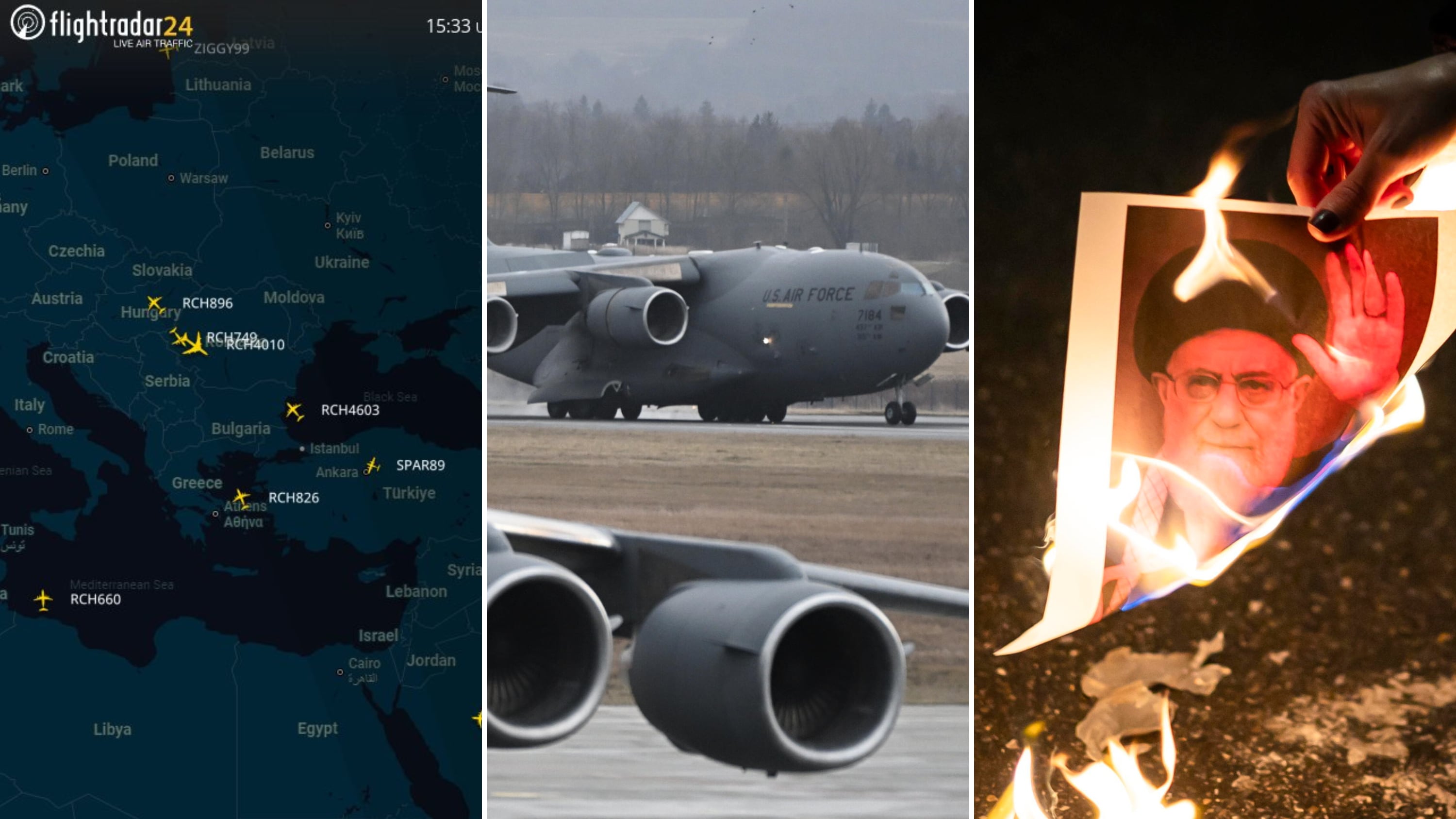 Aerei C-17A e C-5M verso il Medio Oriente. Gli Usa accerchiano l'Iran. Trump: "Navi in viaggio, speriamo di non doverle usare"