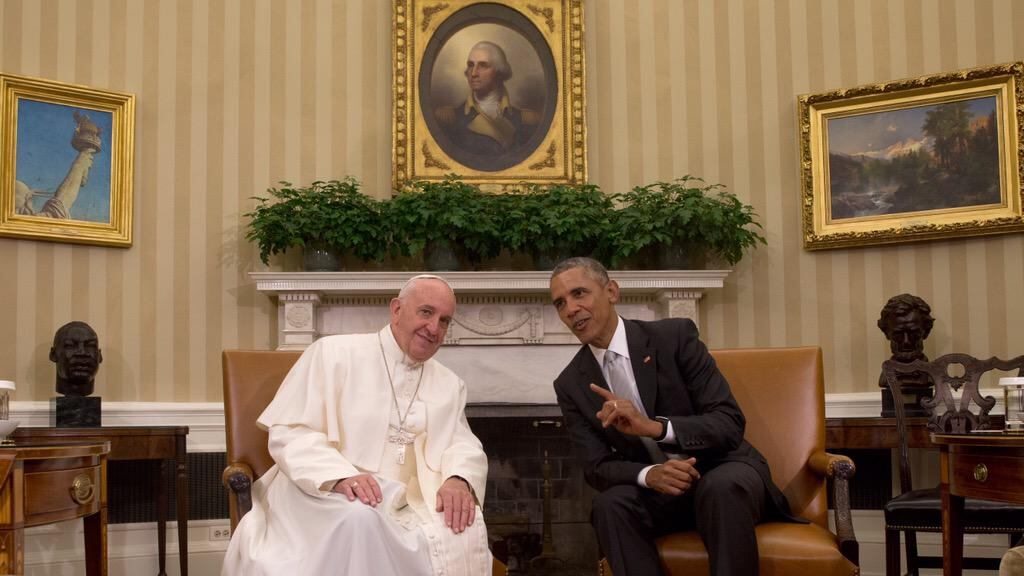 Papa Francesco alla Casa Bianca: "Sono qui da figlio di migranti"