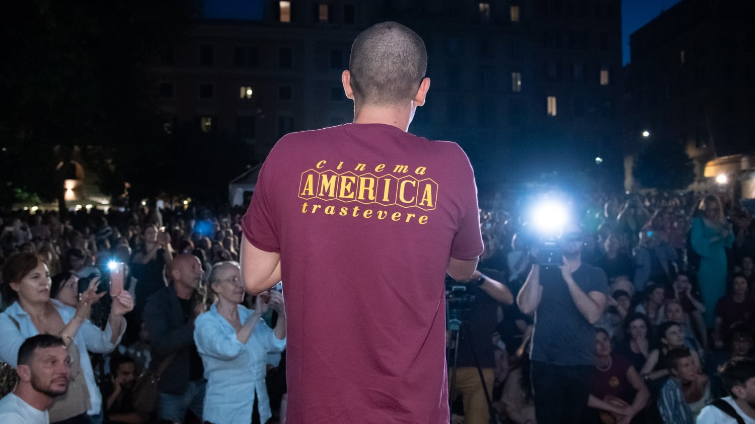 Jeremy Irons al Cinema America in solidarietà dei ragazzi aggrediti di Roma 1
