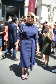 Abito sexy per Emma Marrone alla sfilata di Ferragamo 17