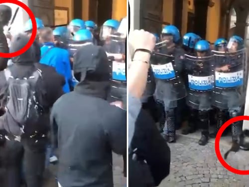 Assalto anarchico a Lecco: due agenti feriti e sfollagente spezzati