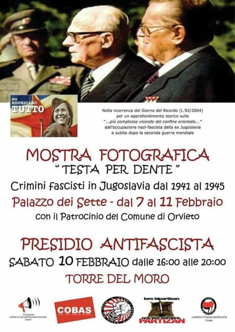 Mostra fotografica contro le foibe