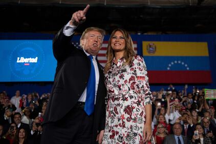 Melania Trump: a Miami per la crisi del Venezuela  9