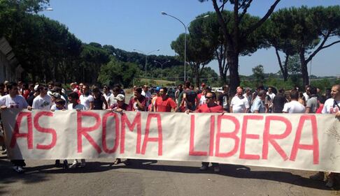 Contestazioni per la Roma 18
