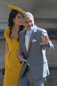 Royal Wedding: George Clooney e Amal alle nozze 13