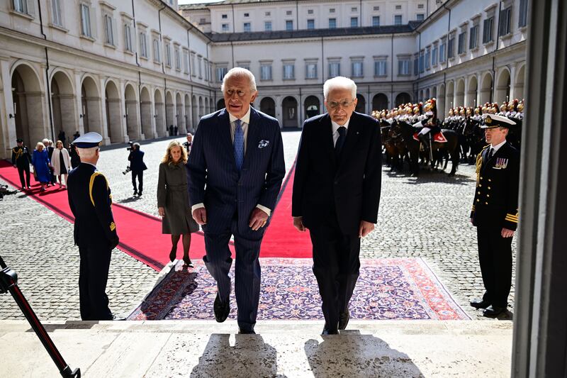 Carlo III e Camilla, primo giorno in Italia 17