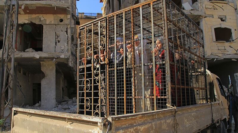 Scudi umani in Siria
