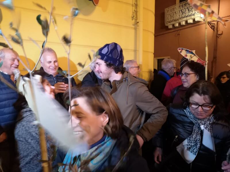 Nel Leccese, piazza vuota per Mattia Santori 2