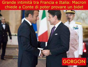La satira del giorno: la strana richiesta di Macron 1