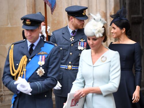 Meghan Markle e Kate Middleton al centenario del Raf