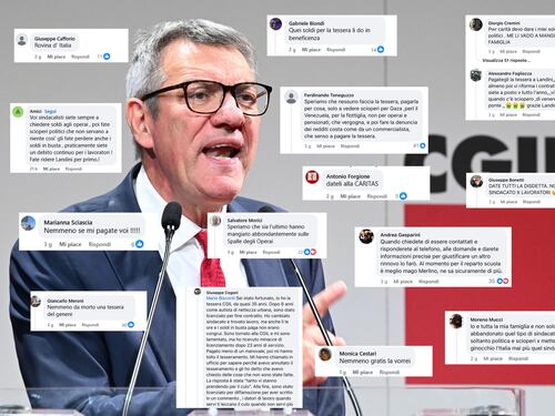 Tutti in fuga da Landini: la rivolta e l'emorragia di iscritti dalla Cgil