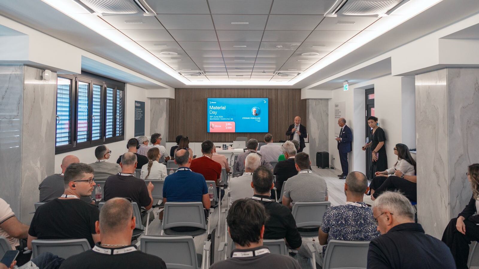 Biesse presenta il Material Day Stone. Designer, artisti e buyer in dialogo nel rinnovato Biesse Stone Showroom di Gravellona Toce