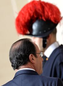 Hollande con il Papa 5