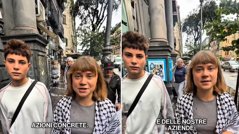 Greta ormai pensa solo a Gaza: a Napoli il nuovo show con i pro-Pal