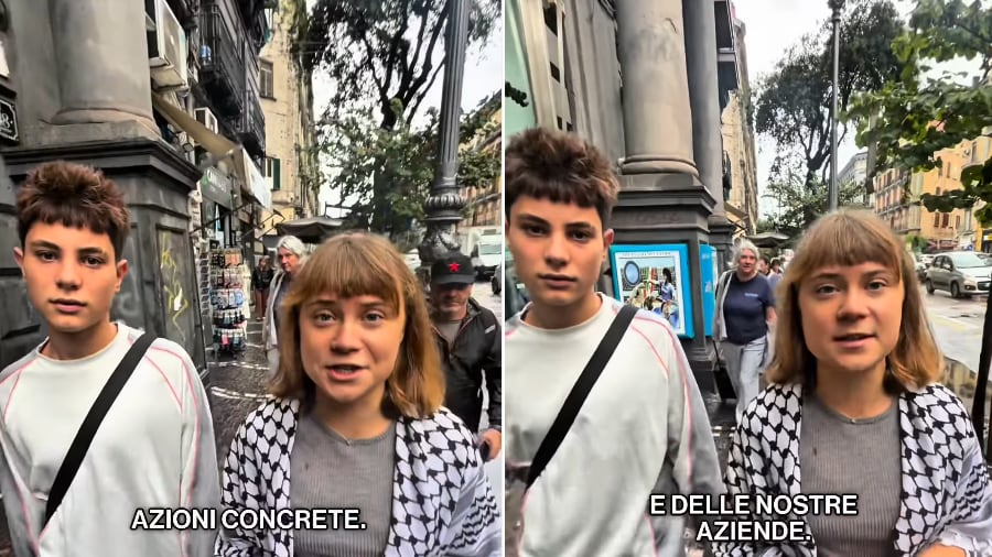 Greta a Napoli
