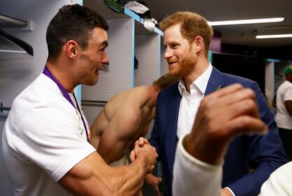 Il Principe Harry al Rugby World Cup  6