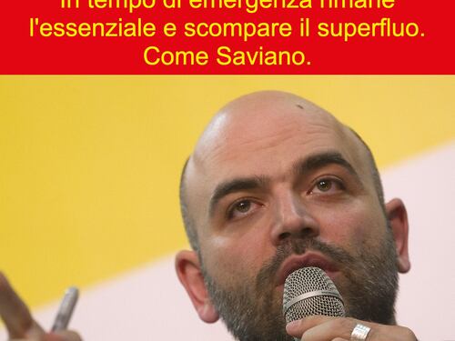 Saviano, chi l'ha visto?