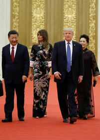 Melania Trump incanta in Cina 5