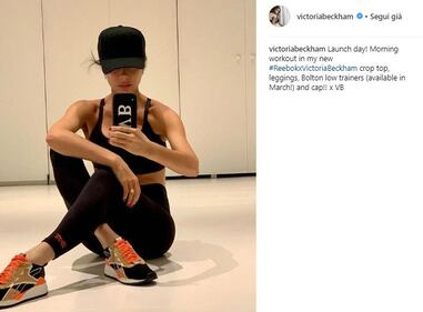 Victoria Beckham: fisico allenato su Instagram 3
