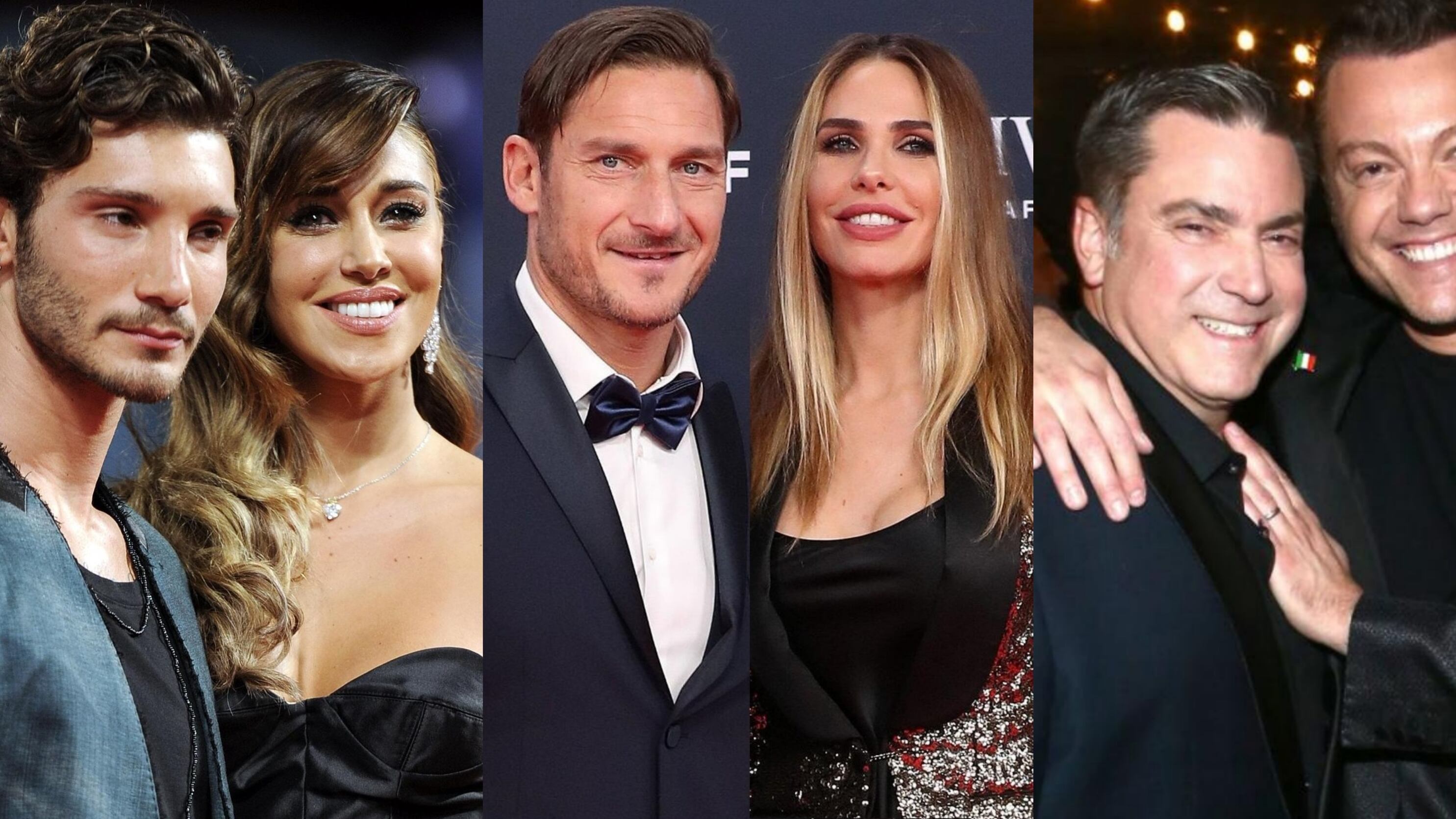 Belen e De Martino, Bonolis e Bruganelli, Totti e Ilary: le feste delle coppie "scoppiate"