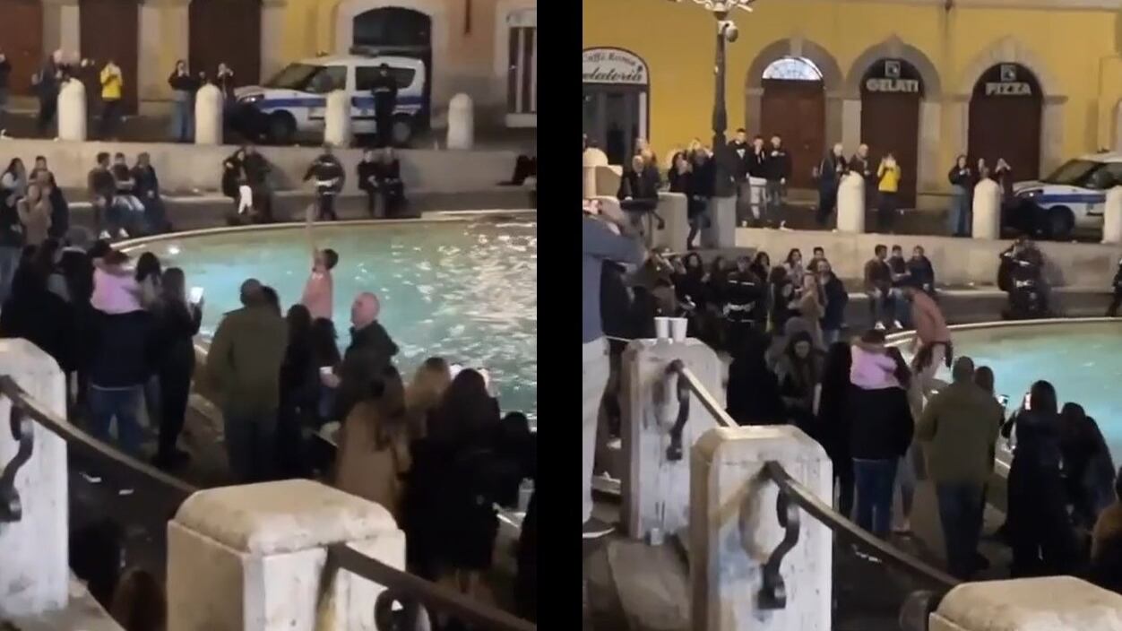 Roma, turista inglese fa il bagno nella Fontana di Trevi: scatta la multa da 450 euro
