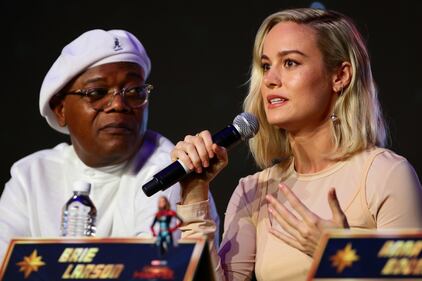Captain Marvel: il cast del film Marvel a Singapore  7
