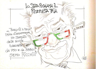 La vignetta del giorno: Conte richiama Tria 1
