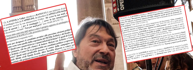 ESCLUSIVO - La mano di Ranucci nel sondaggio per il candidato premier: “Ho visto, ma va modificato”