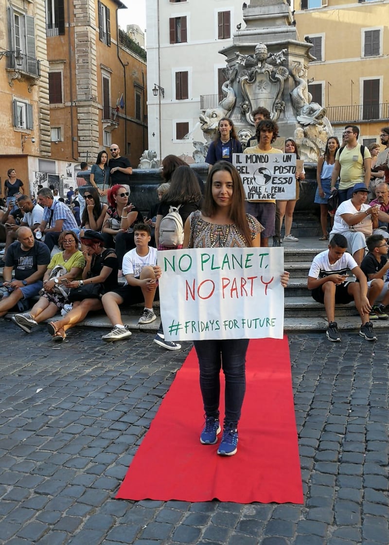 Friday for future in piazza contro le Grandi Navi a Venezia 5